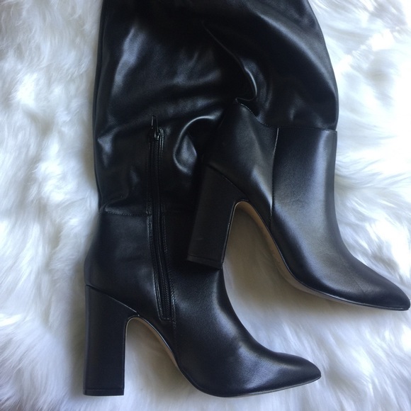 NWT Express knee high faux leather boots size 7&8 - Picture 4 of 8